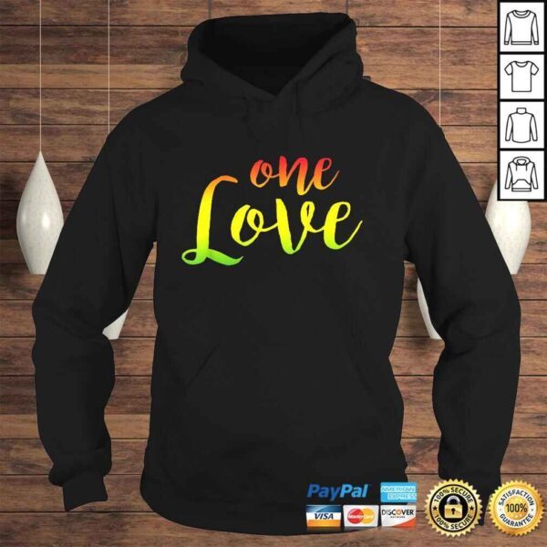 One Love Rasta Reggae Roots Clothing Shirt Tee No War - Image 4