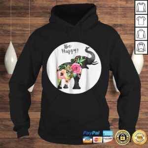 Hoodie Optimistic Floral Elephant Womens Girls Shirt 6631 1