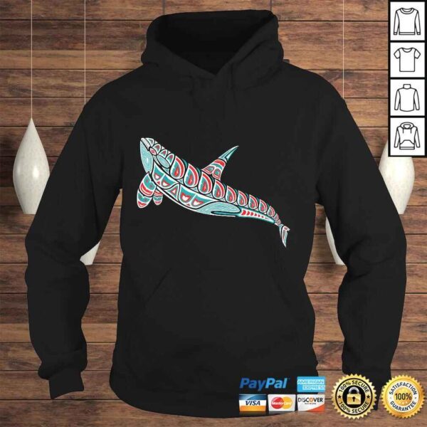 Orca Killer Whale Pacific Northwest Native American Indian TShirt - Image 4