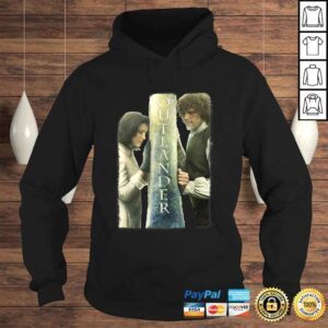 Hoodie Outlander Jamie and Claire Barrier Poster TShirt