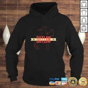 Hoodie Outlaw Red Horse Cowboy Adventure Gamer Pullover Hoodie