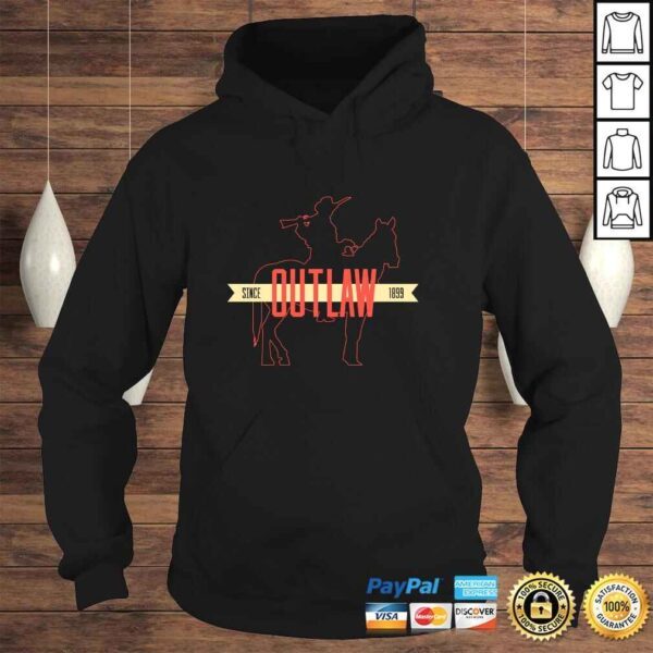 Outlaw - Red Horse & Cowboy Adventure - Gamer Pullover Hoodie - Image 4