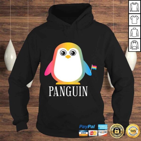 Pan Pansexual Penguin Pride Flag LGBTQ Cool Animal LGBT TShirt - Image 4