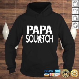 Hoodie Papa Squatch Shirt Gifts for Dad Sasquatch Bigfoot