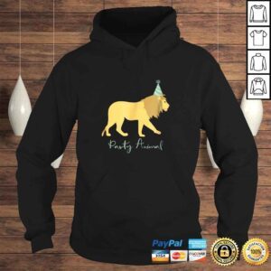 Hoodie Party Animal Lion Birthday Shirt Lion Animal Birthday Tee