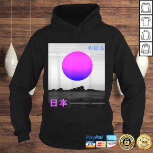 Hoodie Pastel Goth Tokyo Sun Rise with Japanese Writing Gift Top