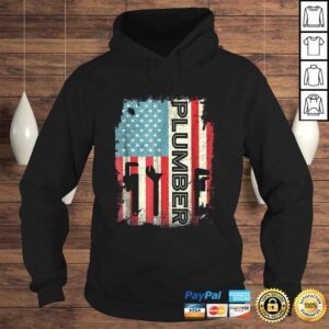 Hoodie Patriotic Plumber Shirt 4th of July Plumber Plumber Gifts