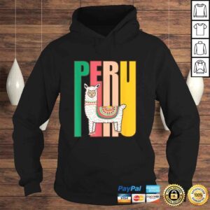 Hoodie Peru Alpaca graphic Peruvian Llama TShirt