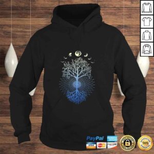 Hoodie Phases of the Moon Tree of Life Gift Shirt