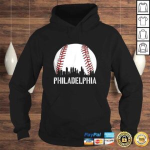 Hoodie Philadelphia Baseball Philly Downtown Skyline Shirts 1