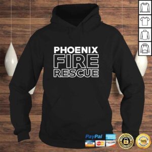 Hoodie Phoenix Arizona Fire Department Rescue Shirt Firefighters