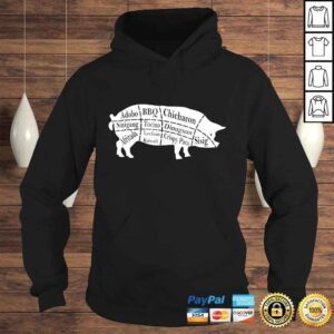 Hoodie Pig Parts Filipino Food BBQ Pinoy Adobo Funny Pork VNeck TShirt