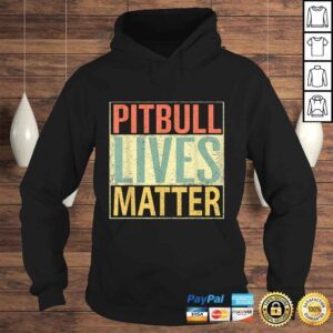 Hoodie Pitbull Lives Matter Shirt Vintage Dog Tee Love Pitbulls