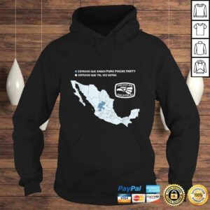 Hoodie Playera de Mapa de Zacatecas Mexico Heritage Hecho en Mexico