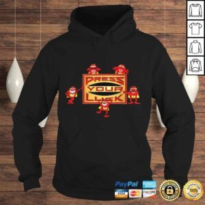 Hoodie Press your Luck Logo Gift Top