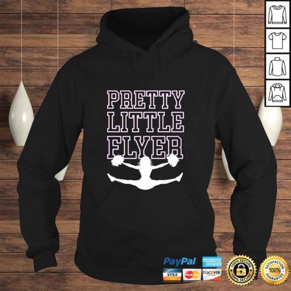 Pretty Little Flyer Cheerleader Shirt Cheer Team Mom Gift - Image 4