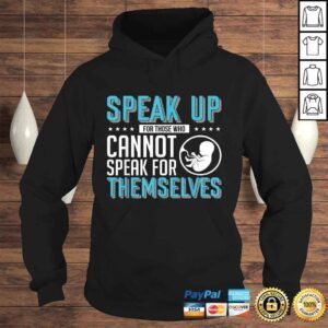 Hoodie Pro Life Shirt Unborn AntiAbortion TShirt