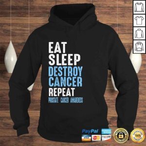 Hoodie Prostate cancer awareness shirts for men destroy cancer