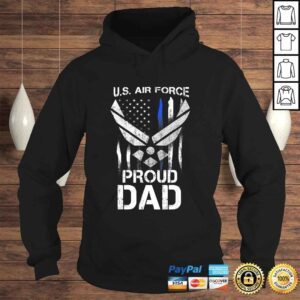 Hoodie Proud Dad US Air Force Stars Air Force Family Party Shirt