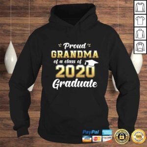 Hoodie Proud Grandma of a Class of 2020 Graduate Shirt Senior Gift Shirt