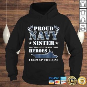 Hoodie Proud Navy Sister TShirt