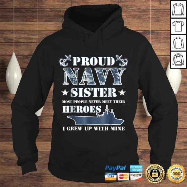 Proud Navy Sister TShirt - Image 4