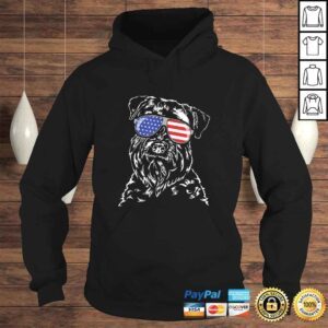 Hoodie Proud Soft Coated Wheaten Terrier American Flag dog Gift TShirt