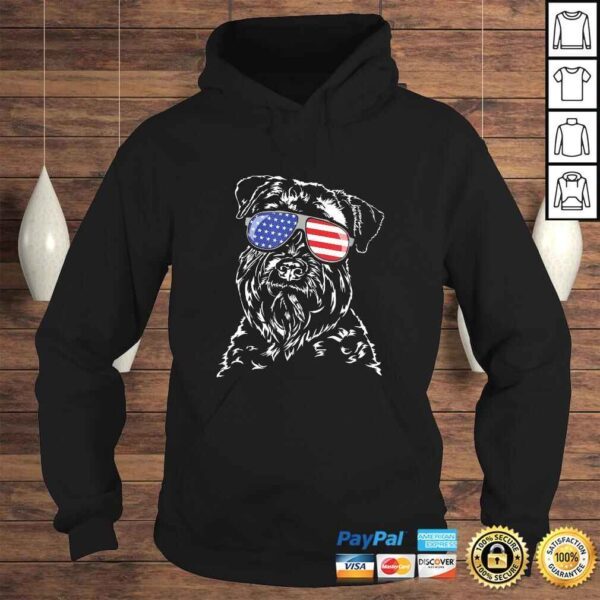 Proud Soft Coated Wheaten Terrier American Flag dog Gift TShirt - Image 4