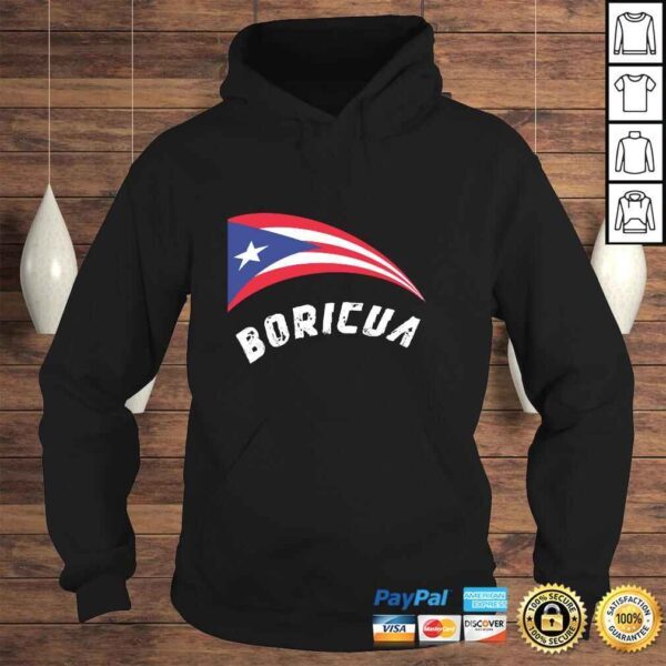 Puerto Rico Boricua Flag - Pride Puerto Rican Pullover Hoodie - Image 4