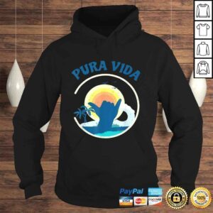 Hoodie Pura Vida Beach Costa Rica Shirt Surfing Vacation