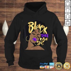 Hoodie Purple Black Girl Magic Gift Melanin Queen Pride Shirt