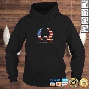 Hoodie QAnon WWG1WGA Q Anon Shirt Great Awakening MAGA USA TShirt