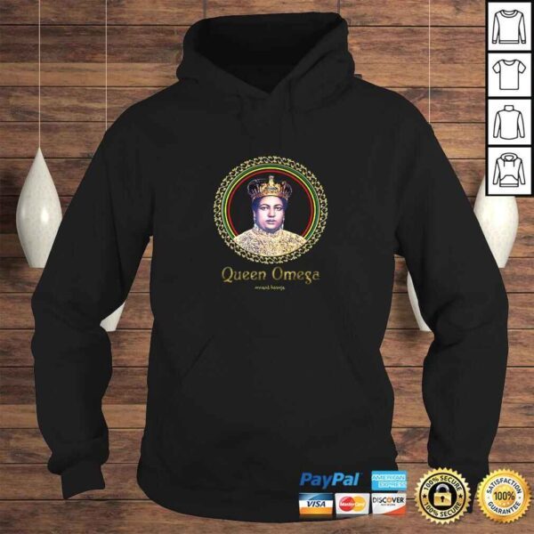 Queen Omega Empress Menen Rasta Shirt Rastafari Jersey - Image 4