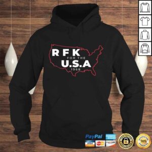 Hoodie RFK Campaign Shirt Robert F Bobby Kennedy TShirt