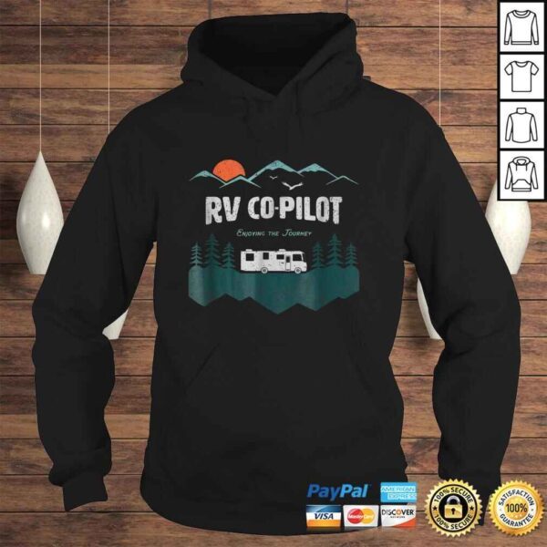 RV Co-Pilot Camping Shirt Motorhome Travel Vacation Gift - Image 4