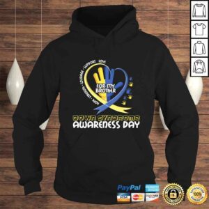 Hoodie Raise Down Syndrome Awareness Gift Design Idea TShirt Gift