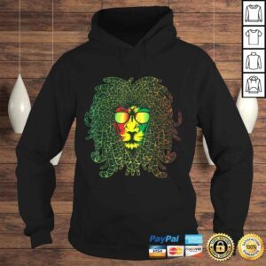 Hoodie Rasta Lion Shirt Cute Reggae Lion Shirt Gift