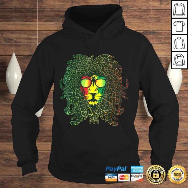 Rasta Lion Shirt  Cute Reggae Lion Shirt Gift - Image 4