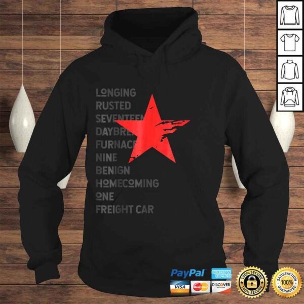 Red Soldier Trigger Words Winter Star Hero Gift TShirt - Image 4