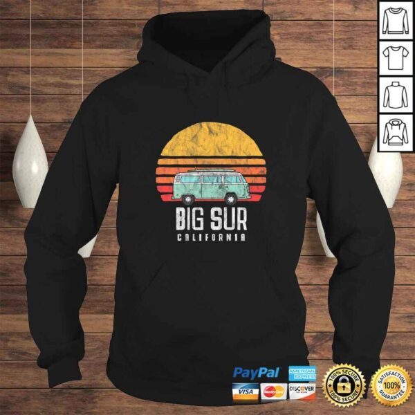 Retro Big Sur California Hippie Van Beach Bum Surfer Shirt - Image 4