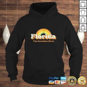 Hoodie Retro Florida Shirt Vintage 70s Rainbow Tee Design