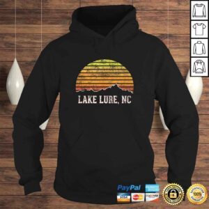 Hoodie Retro Lake Lure North Carolina Mountain SunseTShirt