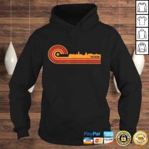 Hoodie Retro Paterson Shirt Paterson NJ Skyline Tshirt