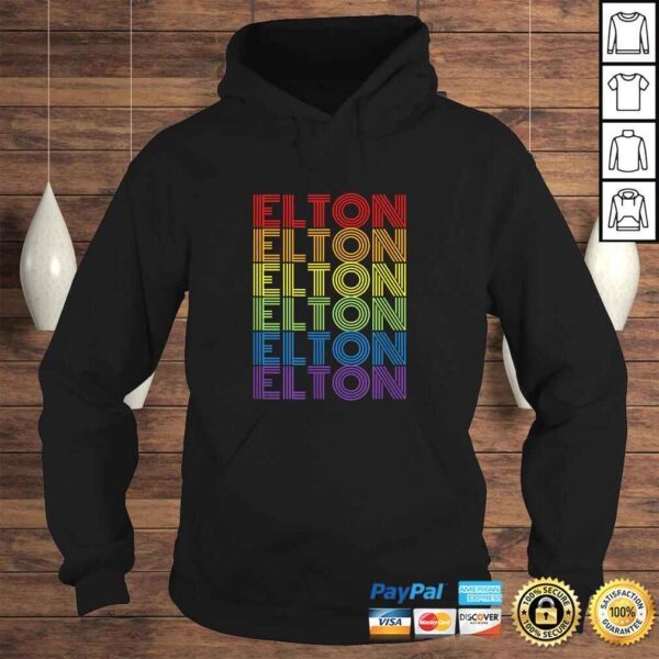 Retro Style Elton Rainbow Shirt - Image 4