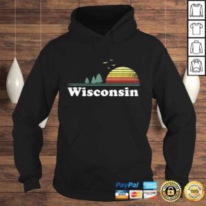 Hoodie Retro Wisconsin State Park WI Home Design Tee Shirt