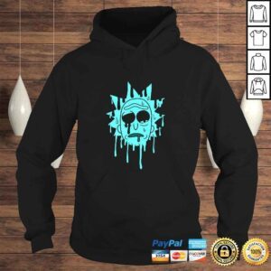 Hoodie Rick and Morty Goopy Dripping Blue Rick Shirt