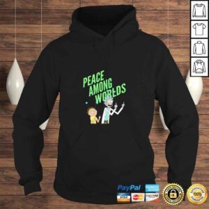 Hoodie Rick and Morty Peace Among Worlds Shirt