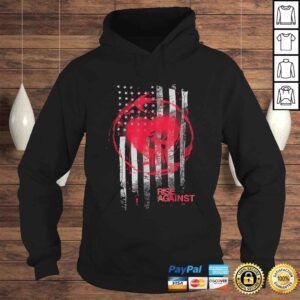 Hoodie Rise Against Stained Flag Official Merchandise Shirt