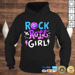 Hoodie Rock N Roll Girl Music Gift Top