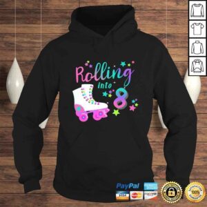 Hoodie Roller Skate Birthday Shirt 5th 80s Outfit Decades Party